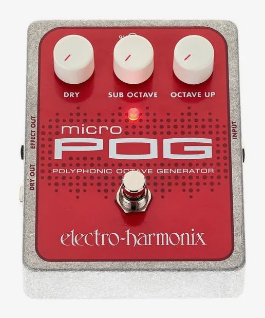 Electro Harmonix Micro POG, grafica del pannello superiore