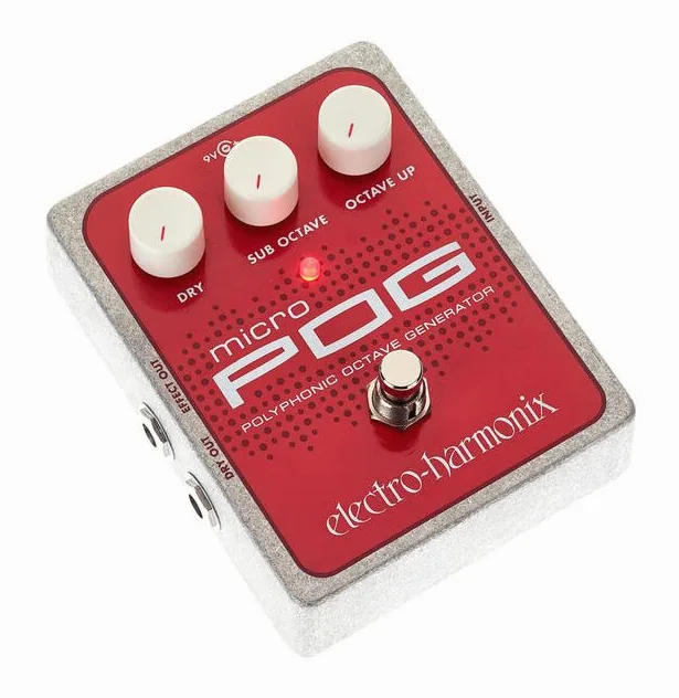Electro Harmonix Micro POG, grafica del pannello superiore