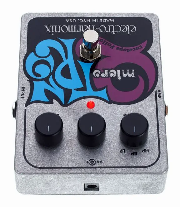 Electro Harmonix Micro Q-Tron, connettori sul retro dell'unita