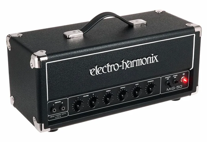 Electro Harmonix MIG-50 Head, pannello dei controlli in primo piano