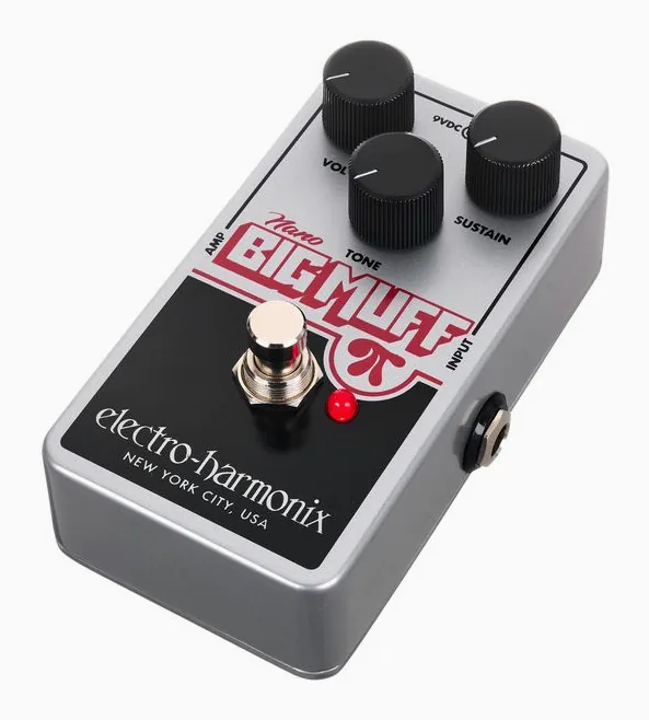 Electro Harmonix Nano Big Muff, connettori sul retro dell'unita