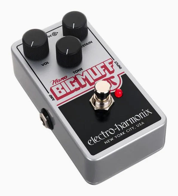 Electro Harmonix Nano Big Muff, grafica del pannello superiore