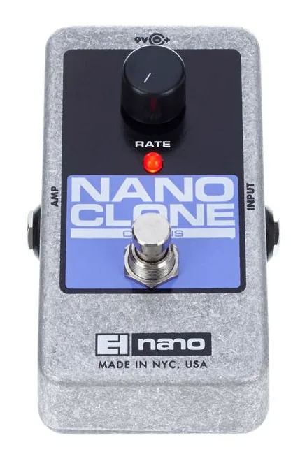 Electro Harmonix Nano Clone, manopole viste dall'alto