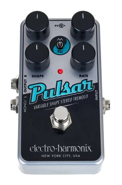 Electro Harmonix Nano Pulsar Tremolo, ingressi e uscite laterali