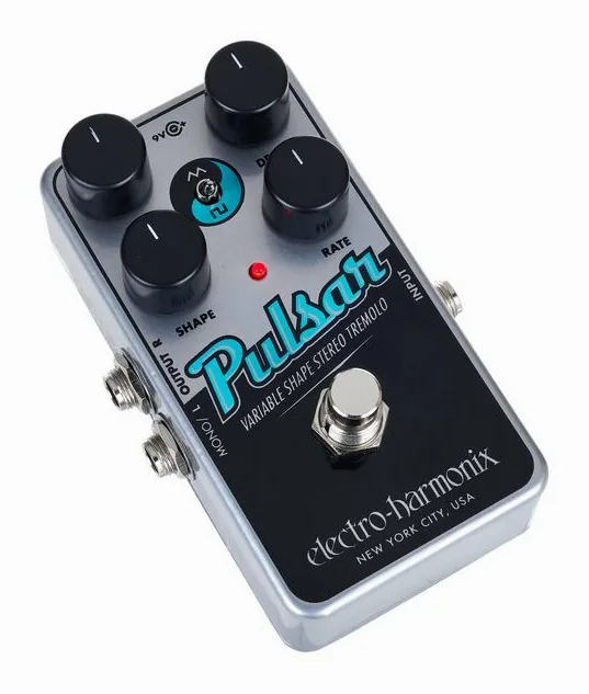 Electro Harmonix Nano Pulsar Tremolo, led e interruttore a pedale