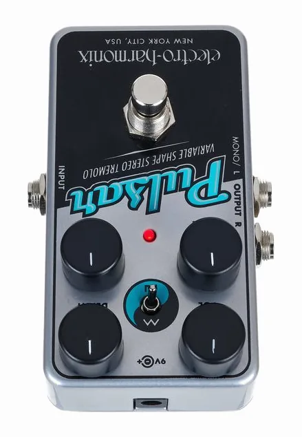 Electro Harmonix Nano Pulsar Tremolo, grafica del pannello superiore