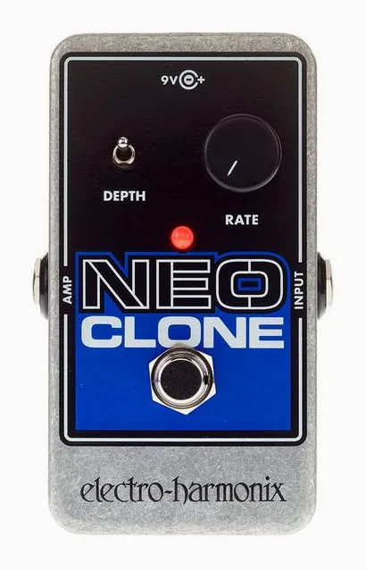 Electro Harmonix Neo Clone, manopole viste dall'alto