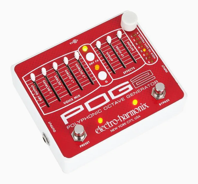 Electro Harmonix POG2, ingressi e uscite laterali