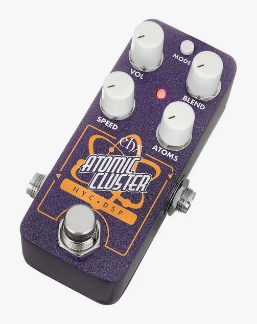 Electro Harmonix Pico Atomic Cluster, led e interruttore a pedale