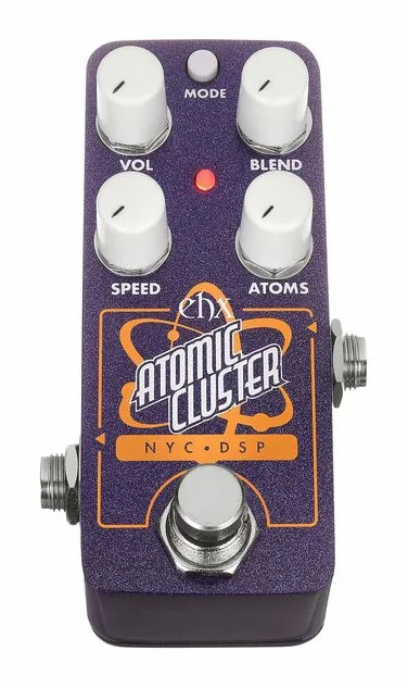 Electro Harmonix Pico Atomic Cluster, led e interruttore a pedale