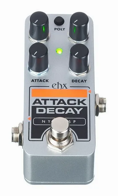Electro Harmonix Pico Att. Decay Tape Rev. Sim., ingressi e uscite laterali