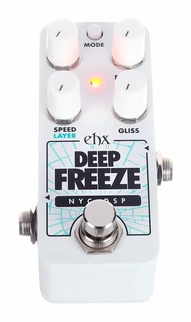 Electro Harmonix Pico Deep Freeze, connettori sul retro dell'unita