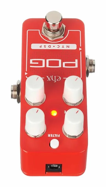 Electro Harmonix Pico POG Octaver, manopole viste dall'alto