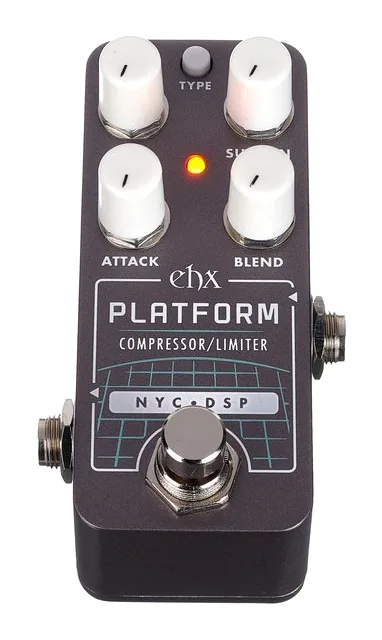 Electro Harmonix Pico Platform Compressor/Lim., grafica del pannello superiore