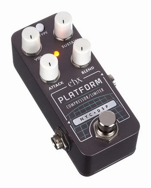 Electro Harmonix Pico Platform Compressor/Lim., ingressi e uscite laterali