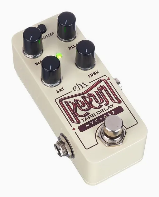 Electro Harmonix Pico Rerun Tape Delay, led e interruttore a pedale