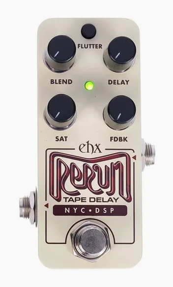 Electro Harmonix Pico Rerun Tape Delay, led e interruttore a pedale
