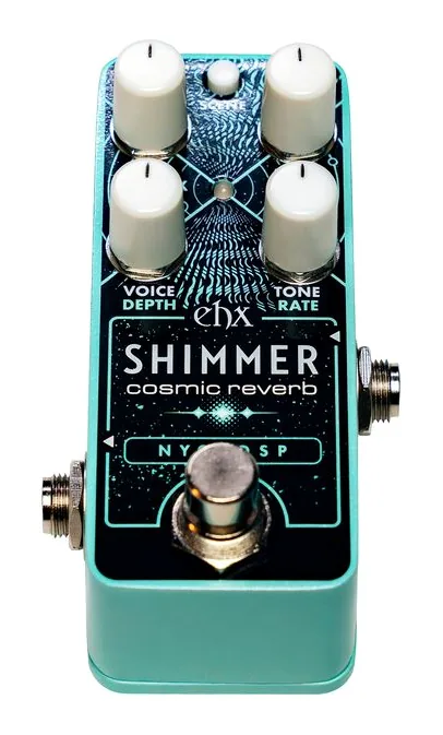 Electro Harmonix Pico Shimmer Reverb, grafica del pannello superiore