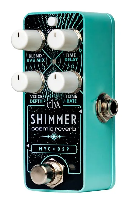 Electro Harmonix Pico Shimmer Reverb, grafica del pannello superiore