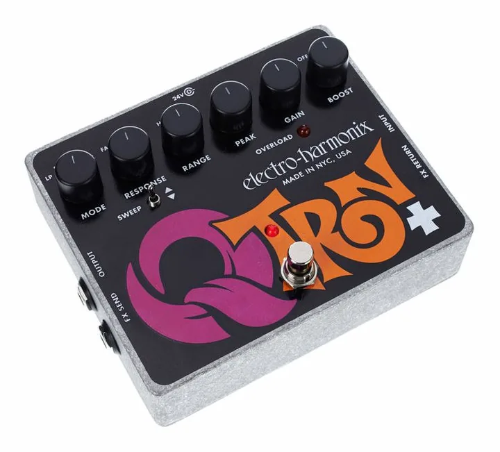 Electro Harmonix Q-Tron Plus Envelope Filter, manopole viste dall'alto