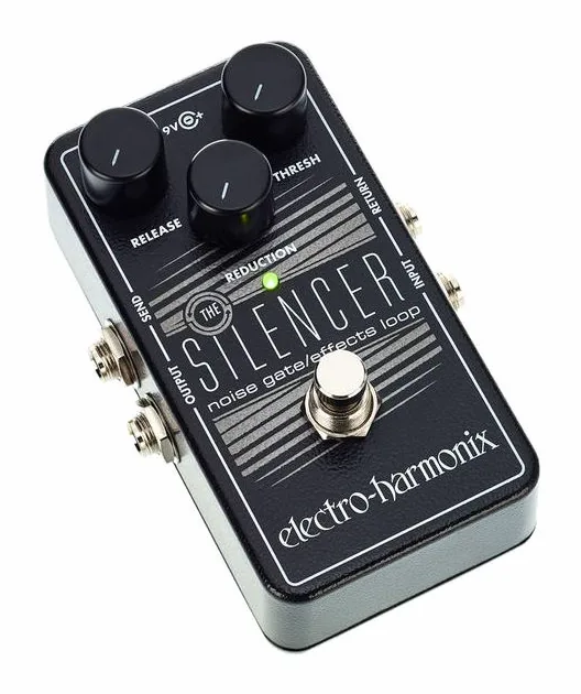 Electro Harmonix Silencer, connettori sul retro dell'unita