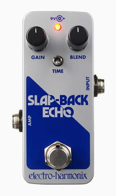 Electro Harmonix Slap-Back Echo, led e interruttore a pedale