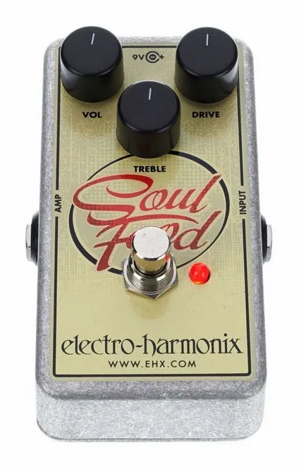 Electro Harmonix Soul Food, manopole viste dall'alto