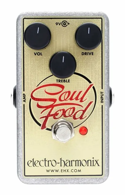 Electro Harmonix Soul Food, connettori sul retro dell'unita