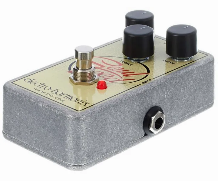 Electro Harmonix Soul Food, footswitch in primo piano