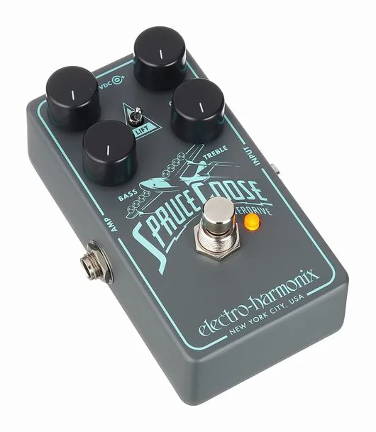 Electro Harmonix Spruce Goose Overdrive, ingressi e uscite laterali