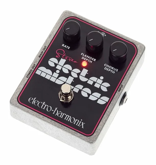 Electro Harmonix Stereo Electric Mistress, grafica del pannello superiore