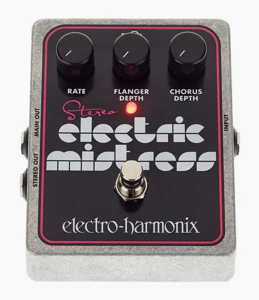 Electro Harmonix Stereo Electric Mistress, ingressi e uscite laterali