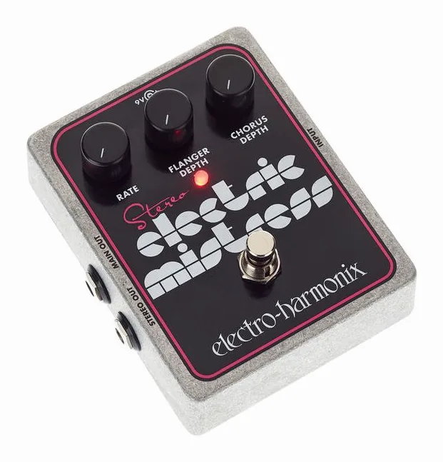 Electro Harmonix Stereo Electric Mistress, ingressi e uscite laterali