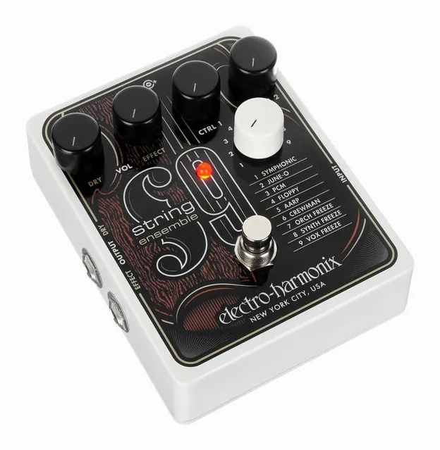 Electro Harmonix String9 String Ensemble, connettori sul retro dell'unita