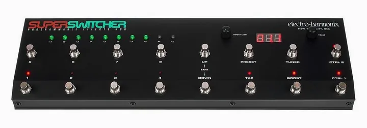 Electro Harmonix Super Switcher, ingressi e uscite laterali