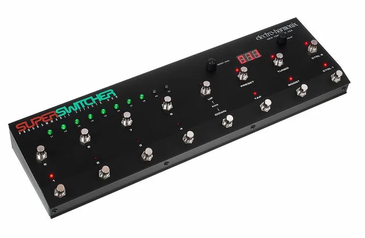 Electro Harmonix Super Switcher, connettori sul retro dell'unita