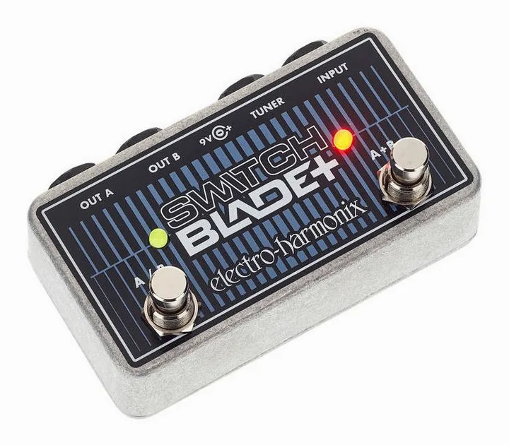 Electro Harmonix Switchblade Plus, manopole viste dall'alto