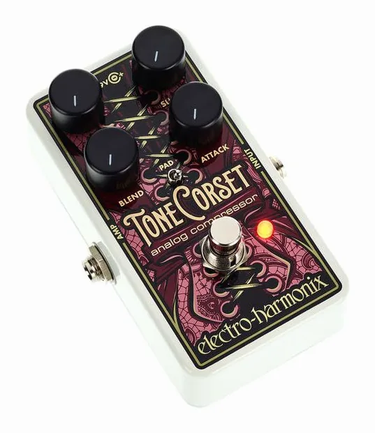 Electro Harmonix Tone Corset, manopole viste dall'alto