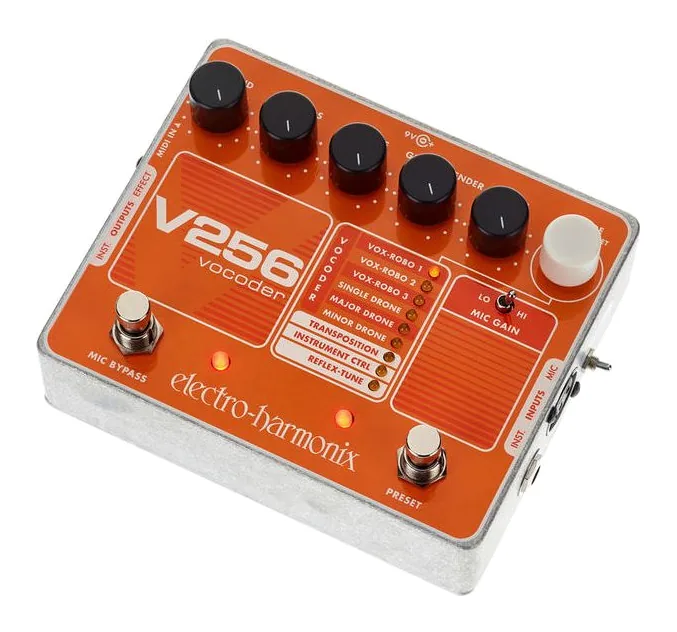 Electro Harmonix V256 Vocoder fotografato frontalmente