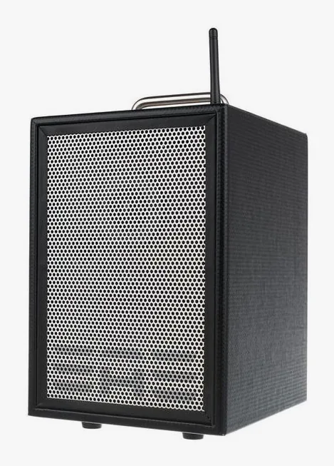 Elite Acoustics A1-4 Acoustic Amplifier MKII, retro con le prese di collegamento