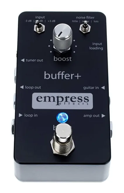 Empress Effects Buffer+, led e interruttore a pedale