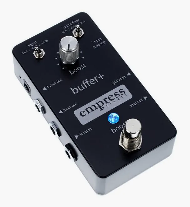 Empress Effects Buffer+, connettori sul retro dell'unita