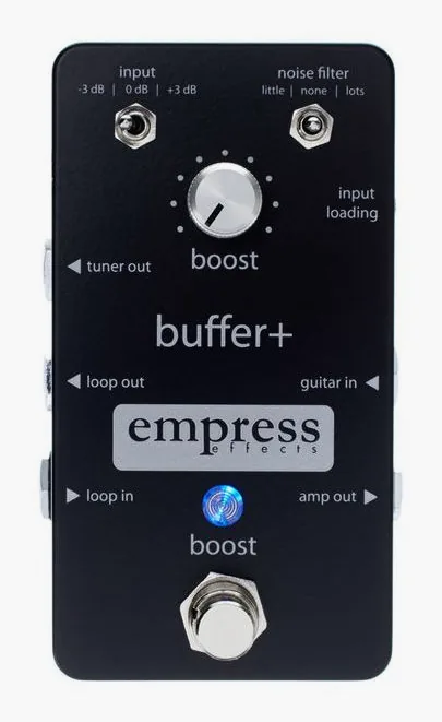 Empress Effects Buffer+, grafica del pannello superiore