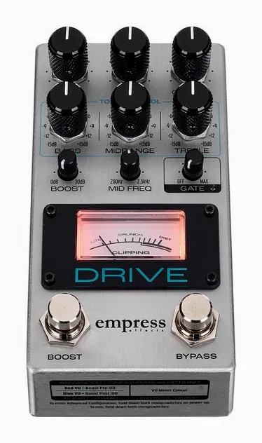 Empress Effects Drive Overdrive, grafica del pannello superiore