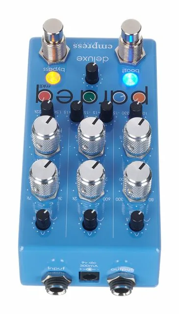 Empress Effects ParaEQ MKII Deluxe, grafica del pannello superiore