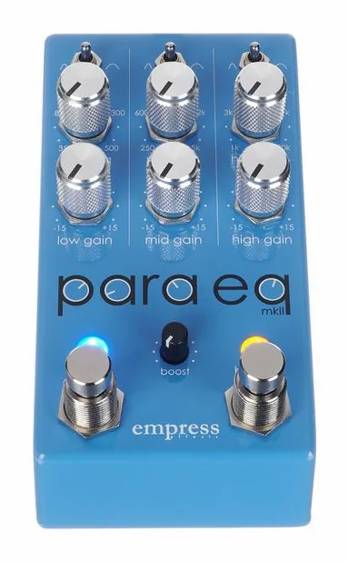 Empress Effects ParaEQ MKII, led e interruttore a pedale