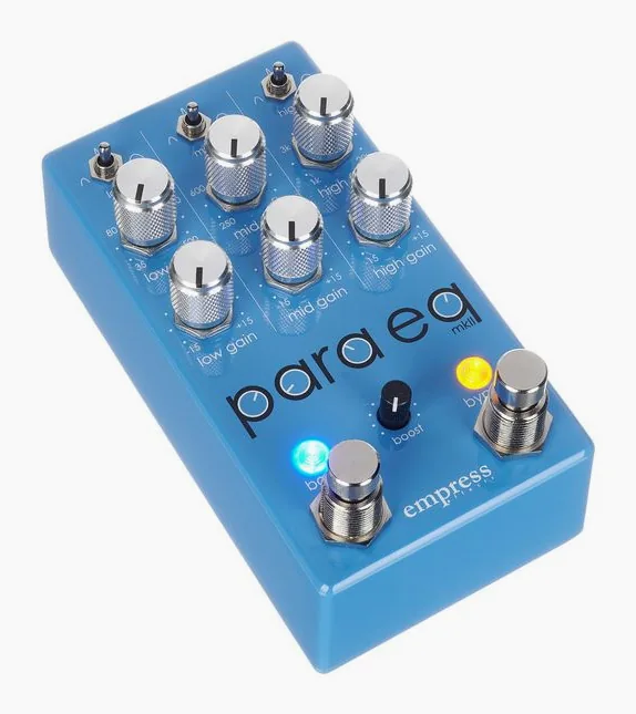 Empress Effects ParaEQ MKII, led e interruttore a pedale