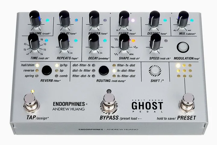 Endorphin.es Ghost Pedal, led e interruttore a pedale