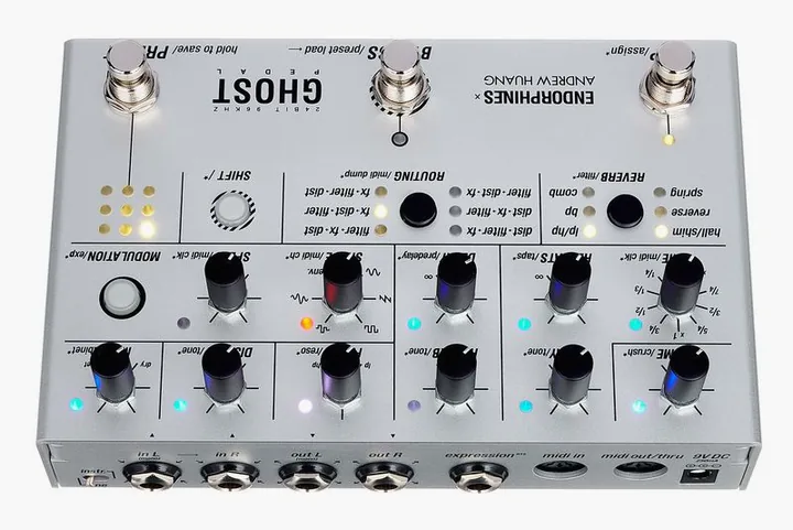 Endorphin.es Ghost Pedal, grafica del pannello superiore
