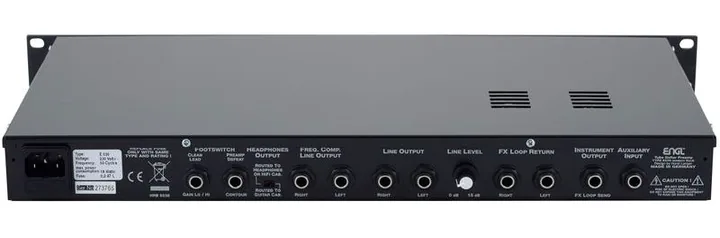 Engl E530, pannello dei controlli in primo piano
